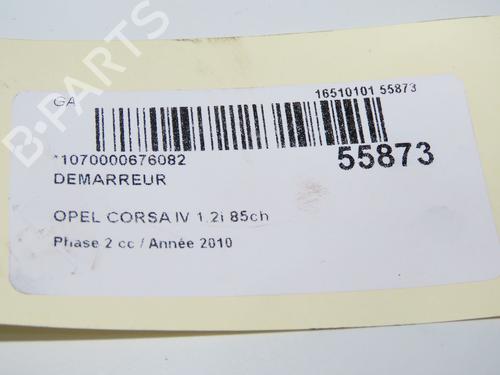 Starter OPEL CORSA D (S07) 1.2 (L08, L68) | BP31935952M8  - Image 7
