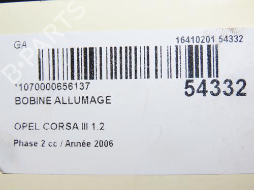 Ignition coil OPEL CORSA D (S07) 1.2 (L08, L68) | BP28966971M94 