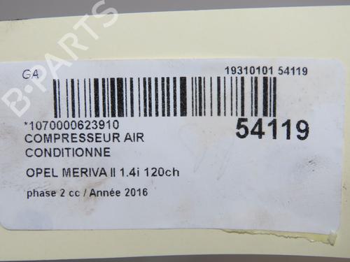 ac-compressor-opel-meriva-b-mpv-s10-2010-2011-2012-2013-2014-2015-2016-2017-37252300 main image