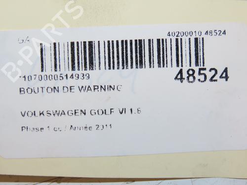 Warning switch VW GOLF VI (5K1) 1.6 TDI | BP16769573I22