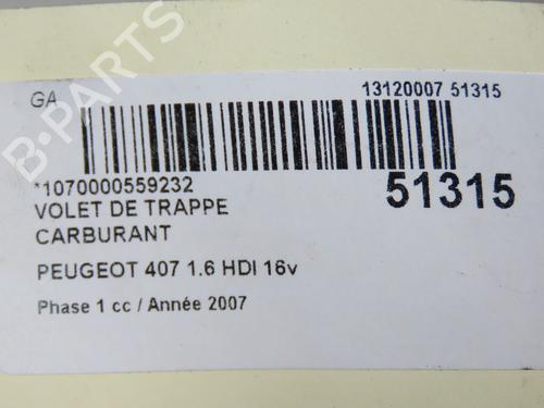 fuel-flap-peugeot-407-6d_-2004-2005-2006-2007-2008-2009-2010-2011-24358660 main image