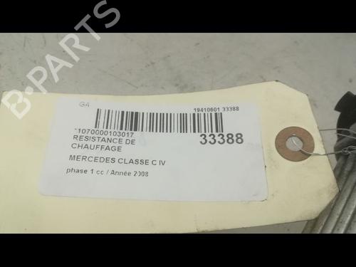 Used Heater resistor MERCEDES-BENZ C-CLASS (W204) C 220 CDI (204.008) (170 hp) 11677054