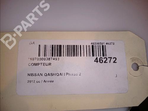 Instrument cluster NISSAN QASHQAI / QASHQAI +2 I (J10, NJ10, JJ10E) 1.6 dCi | BP11876563C47 
