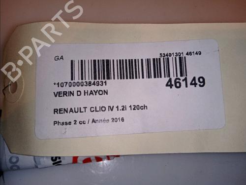 Tailgate lift support RENAULT CLIO IV (BH_) 1.2 TCe 120 (BHAU) | BP14880207C138 