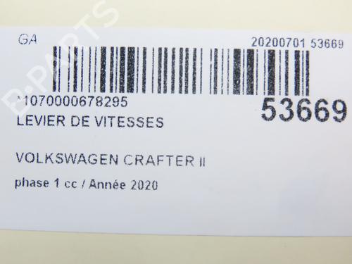Palanca de cambios VW CRAFTER Van (SY_, SX_) 2.0 TDI FWD (SYB, SYC, SYD) (177 hp) 31120199