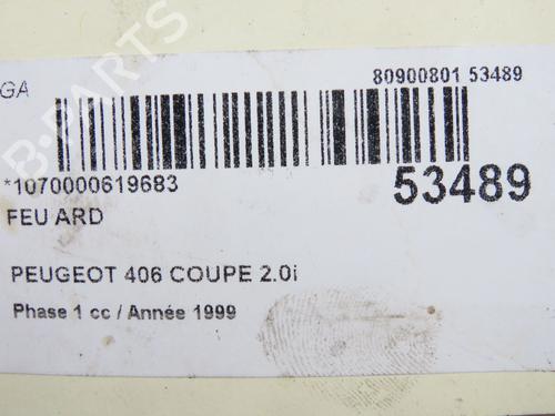 Used Right taillight Right taillight PEUGEOT 406 Coupe (8C) 2.0 16V (135 hp) 40026397 40026397