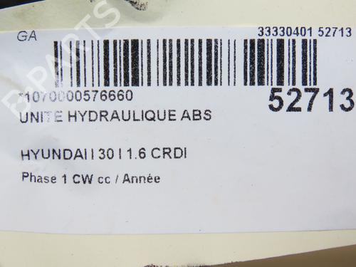 ABS pump HYUNDAI i30 Estate (FD) 1.6 CRDi | BP28967620M43 