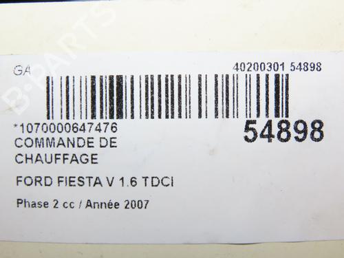 AC Styreenhet / Manøvreringsenhet FORD FIESTA V (JH_, JD_) 1.6 TDCi (90 hp) 29441725