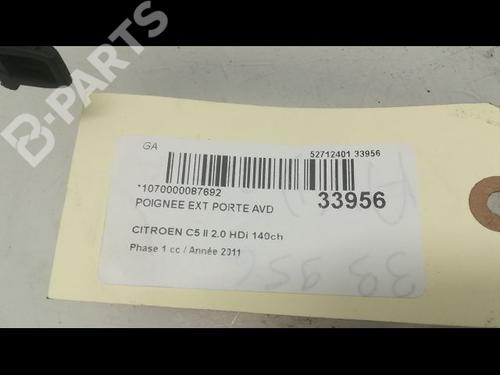 Front right exterior door handle CITROËN C5 III (RD_) 2.0 HDi 165 (RDRHHA, RDRHH8) | BP9596601C129 