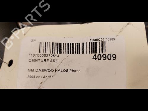 Used Rear right belt tensioner DAEWOO KALOS (KLAS) 1.2 (72 hp) 9612803