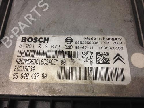 Used Engine control unit (ECU) PEUGEOT 207 (WA_, WC_) 1.6 HDi (90 hp) 9593683