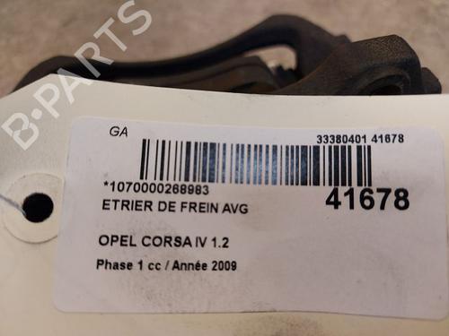 Used Left front brake caliper OPEL CORSA D (S07) 1.2 (L08, L68) (80 hp) 14878351