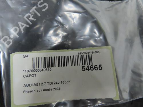 Cofano anteriore AUDI A5 (8T3) 2.7 TDI (190 hp) 31912143