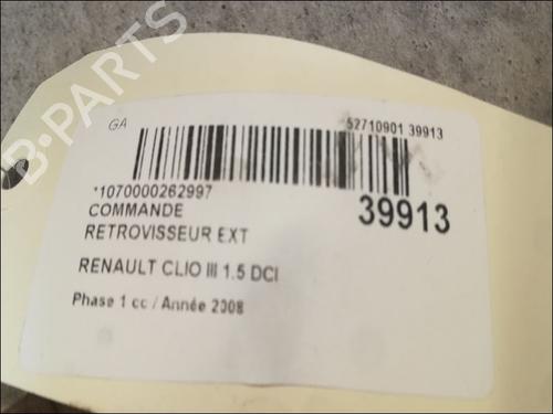 Used Mirror switch RENAULT CLIO III (BR0/1, CR0/1) 1.5 dCi (C/BR0G, C/BR1G) (68 hp) 9611551
