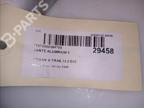 Rim NISSAN X-TRAIL I (T30) 2.2 dCi 4x4 | BP11100637C45 