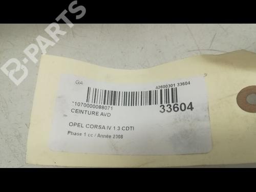 Front right belt tensioner OPEL CORSA D (S07) 1.3 CDTI (L08, L68) | BP9596637C88 