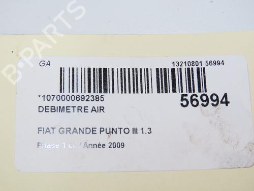 Used Mass air flow sensor Mass air flow sensor FIAT PUNTO EVO (199_) 1.3 D Multijet (69 hp) 33860581 33860581