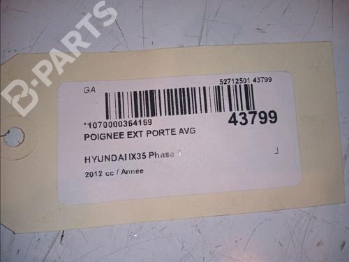 Front left exterior door handle HYUNDAI ix35 (LM, EL, ELH) 2.0 CRDi 4WD | BP11102324C128 