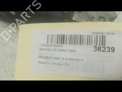 Used Ignition barrel PEUGEOT 208 I (CA_, CC_) 1.6 HDi (92 hp) 9600905