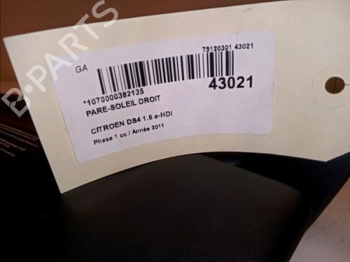 right-sun-visor-citroen-ds4-nx_-20-hdi-165-16124520zd-2011-2012-2013-2014-2015-11103841 main image