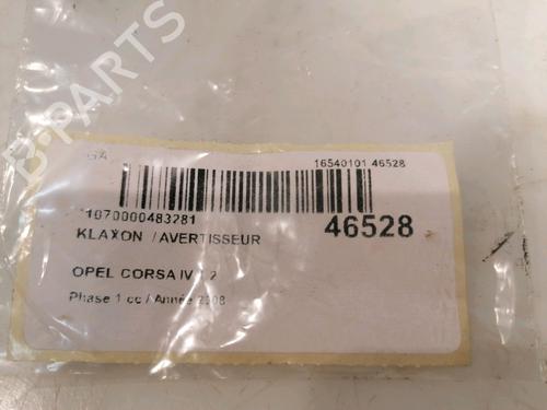 Used Horn OPEL CORSA D (S07) 1.2 (L08, L68) (80 hp) 15722804