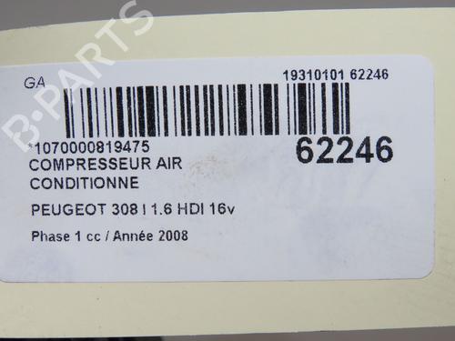 Used AC compressor AC compressor PEUGEOT 308 I (4A_, 4C_) 1.6 HDi (112 hp) 40241009 40241009