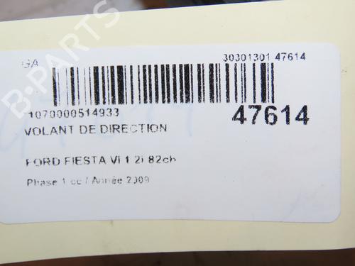 Used Steering wheel FORD FIESTA VI (CB1, CCN) 1.25 (82 hp) 23173054