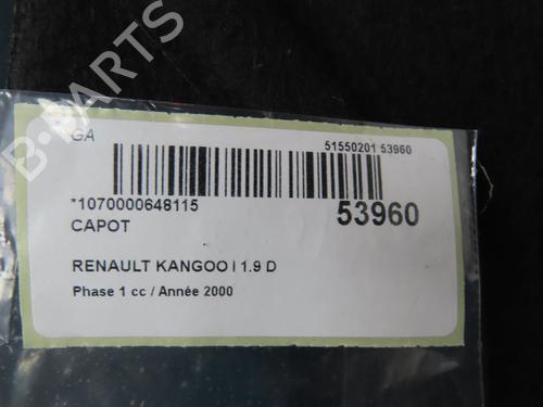 Capot RENAULT KANGOO Express (FC0/1_) 1.9 D (FC0J) (65 hp) 31372091