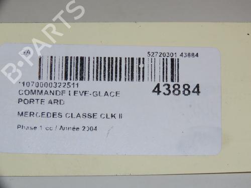 Right rear window switch MERCEDES-BENZ CLK (C209) CLK 270 CDI (209.316) | BP18148783I28