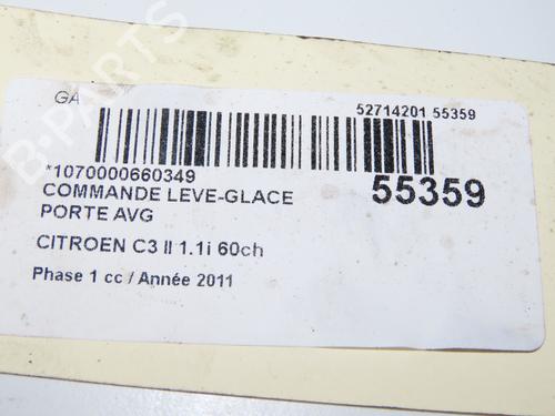 Used Left front window switch Left front window switch CITROËN C3 II (SC_) 1.1 i (60 hp) 31962063 31962063
