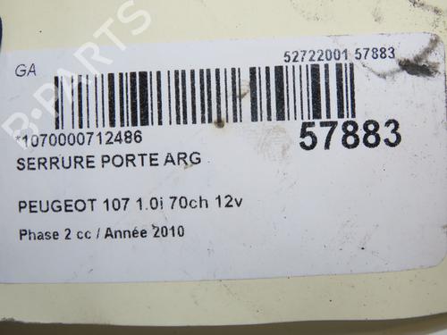 Venstre bagtil lås Venstre bagtil lås 36545203 36545203
