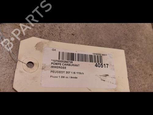 Used Fuel pump Fuel pump PEUGEOT 307 SW (3H) 1.6 16V (109 hp) 23171375 23171375