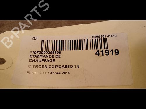 Climate control CITROËN C3 Picasso (SH_) 1.6 HDI 90 | BP9616187I5