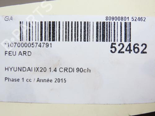 Right taillight HYUNDAI ix20 (JC) 1.4 | BP23064720C35 - Image 6