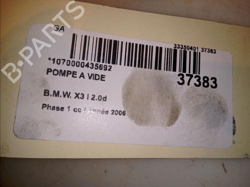 Used Vacuum pump Vacuum pump BMW X3 (E83) 2.0 d (150 hp) 14950820 14950820