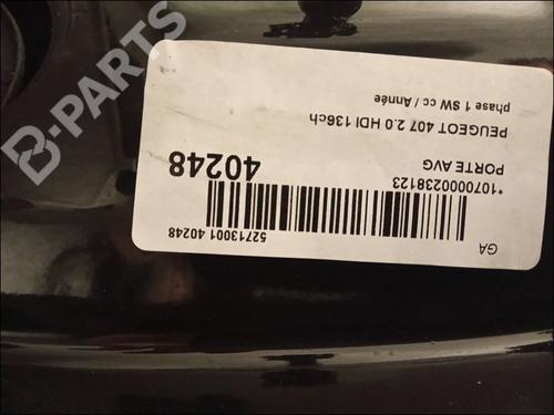 Left front door PEUGEOT 407 SW (6E_, 6D_) 2.0 HDi 135 | BP9608427C2 
