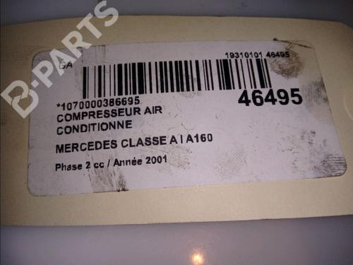 AC compressor MERCEDES-BENZ A-CLASS (W168) A 170 CDI (168.009, 168.109) | BP11099496M34 