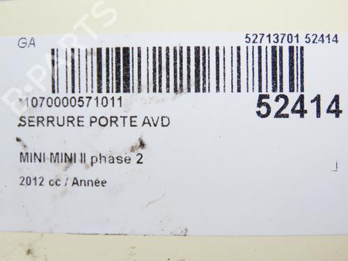 Front right lock MINI MINI (R56) One | BP28831587C97 