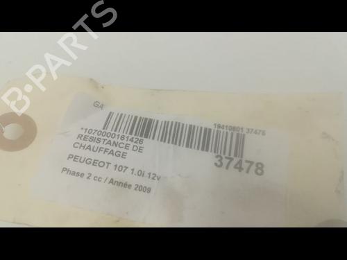 Used Heater resistor PEUGEOT 107 (PM_, PN_) 1.0 (68 hp) 11677170