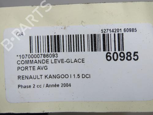 Left front window switch RENAULT KANGOO (KC0/1_) 1.5 dCi (KC07) | BP38527524I27  - Image 5