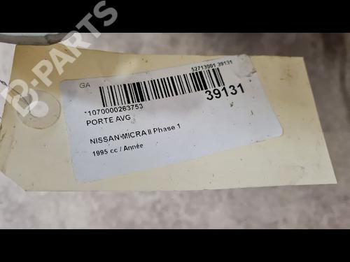 Left front door NISSAN MICRA II (K11) 1.3 i 16V | BP9611747C2 