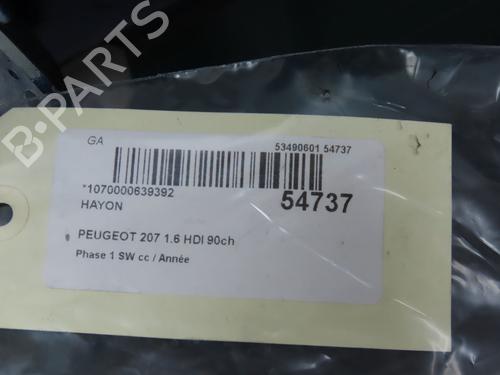 Used Tailgate PEUGEOT 207 SW (WK_) 1.6 HDi (90 hp) 28832203