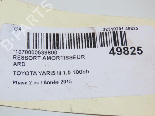 Shock absorber spring TOYOTA YARIS (_P13_) 1.5 Hybrid (NHP130_) | BP18476697C152 