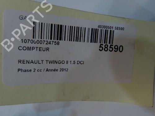 Instrument cluster RENAULT TWINGO II (CN0_) 1.5 dCi 90 | BP36510942C47 - Image 2