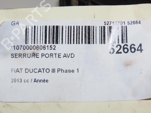Front right lock FIAT DUCATO Van (250_) 130 Multijet 2,3 D | BP28968784C97 