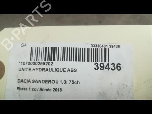 Used ABS pump ABS pump DACIA SANDERO II 1.0 SCe 75 (B8JC, B8JD, B8NC) (73 hp) 9610300 9610300