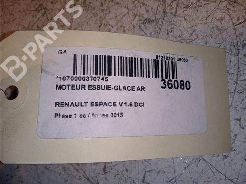 Rear wiper motor RENAULT ESPACE V (JR_) 1.6 dCi 130 | BP11104530M102 
