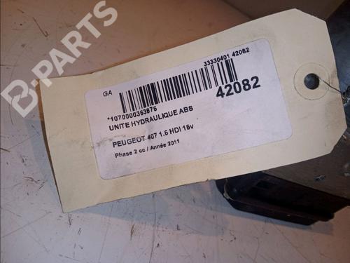 ABS pump PEUGEOT 407 (6D_) 1.6 HDi 110 (6D9HZC, 6D9HYC) | BP11100270M43 