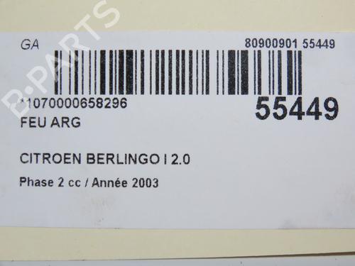 Farolim esquerdo CITROËN BERLINGO / BERLINGO FIRST MPV (MF_, GJK_, GFK_) 2.0 HDI 90 (MFRHY) (90 hp) 30767492