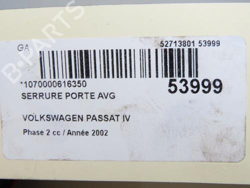 Serrure avant gauche VW PASSAT B5.5 (3B3) 1.9 TDI (130 hp) 31912162